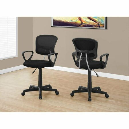 DAPHNES DINNETTE Juvenile Multi-position Office Chair - Black - Mesh DA3070078